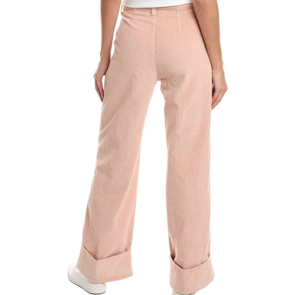 7 For All Mankind Corduroy Easy Trouser in Cameo Rose